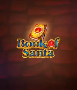 Immerse yourself in the joyous spirit with Book of Santa slot by Endorphina, highlighting an ornate golden book adorned with Santa's iconic image. This image evokes the warmth and excitement of Christmas, set against a warm red background. Perfect for holiday season gaming, delivering a delightful escape. 